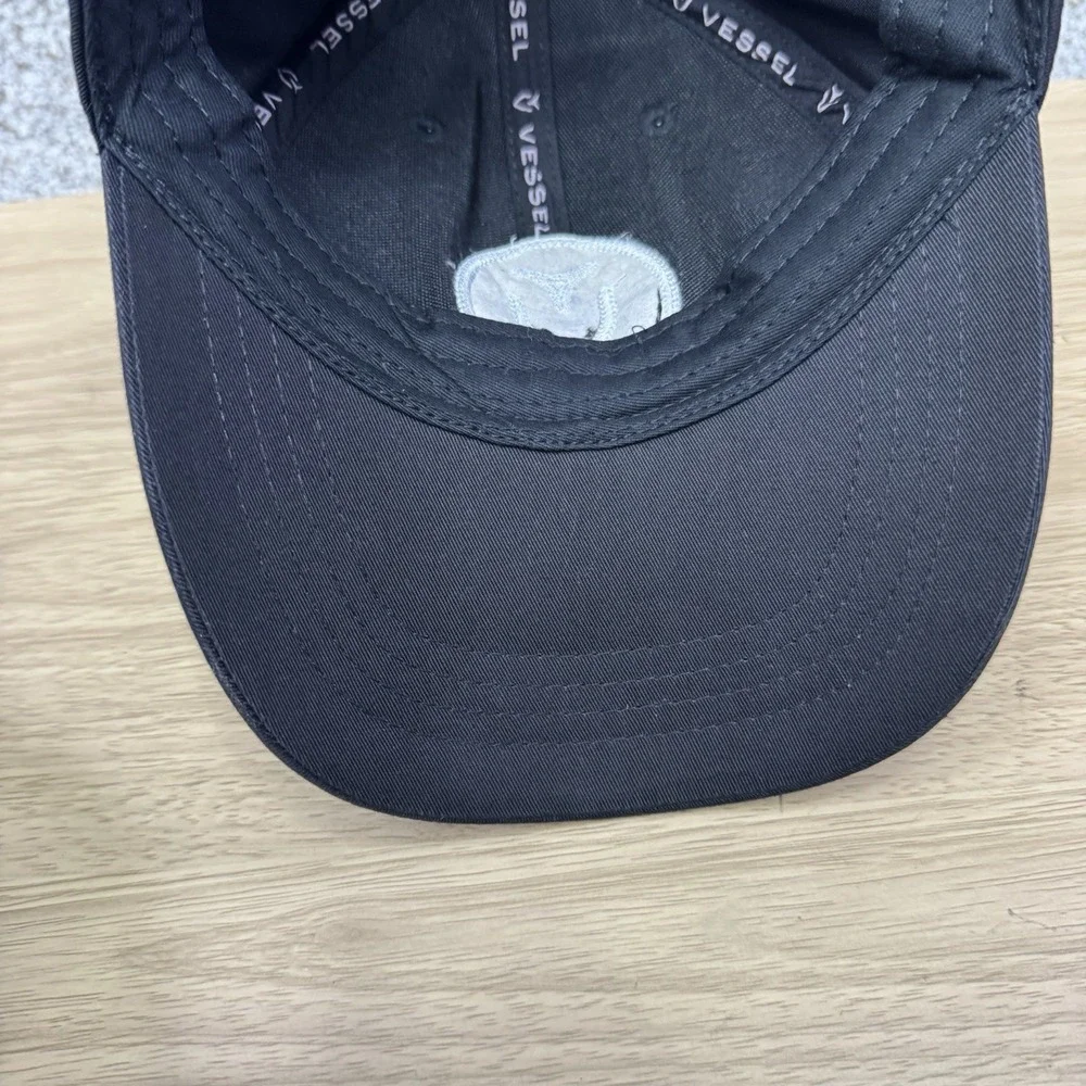 Vessel Tour Performance Golf Hat OSFA Junior Golf Club Snap Back Black Youth Boy